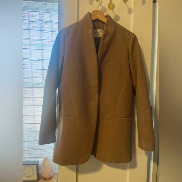 Zara Jackets & Blazers - Carmel coat Zara basic xs like new